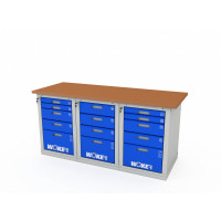 Верстак трехтумбовый WOKER PRO 3545.F30.1800 Верстак трехтумбовый WOKER PRO 3545.F30.1800